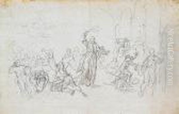 Christ Driving The Moneychangers Out Of Thechurch - view 1
