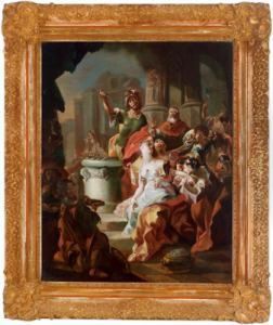 Seguace Del Settecento Il Sacrificio Di Polissena by Franz Anton Maulbertsch