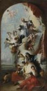 The Glorification Of Saint John Nepomuk: A by Franz Anton Maulbertsch