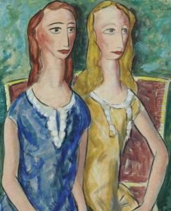 Two Seated Girls