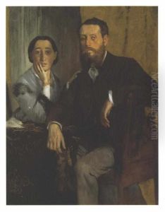 Edmondo and Therese Morbilli by Edgar Degas