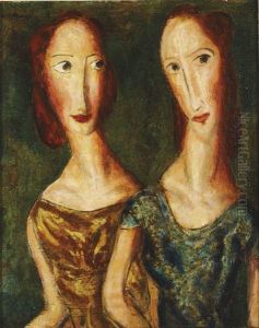 Two Sisters by Alfred Henry Maurer