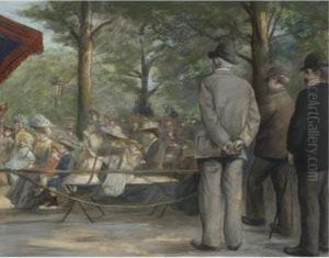 Scene De Guignol En Plein Air