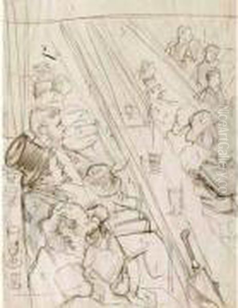 Scene De Cabaret (au Cafe Concert). - view 1