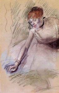 Bowing Dancer by Edgar Degas
