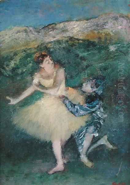 Harlequin and Colombine, c.1886-90 - view 1