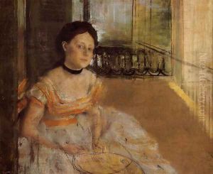 Woman Seated on a Balcony