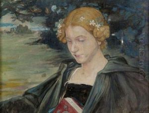 Femme Pensive Dans Un Paysage