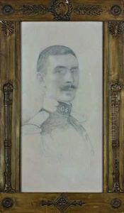 Portrait D'officier Portant Le No. 64 Sur Son Col