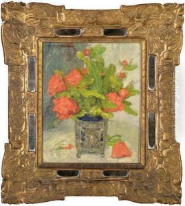 Vase Aux Fleurs Rouges
