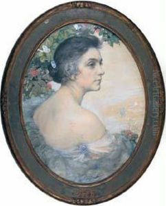 Signe En Bas A Droite Et Date 1923.