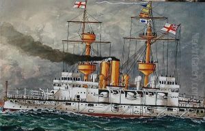 'hms Centurion'; Together With Twenty-ninefurther Warship Portraits