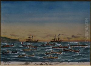 Nice Regatta 1883 by James Scott Maxwell