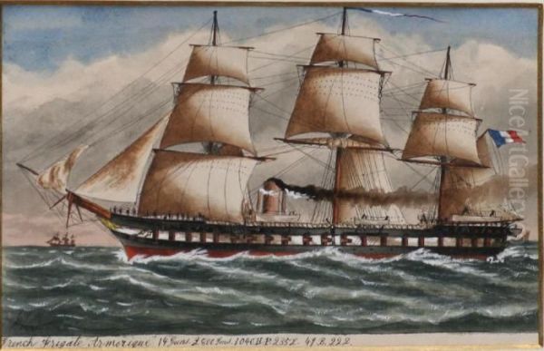 French Frigate Armorique - view 1