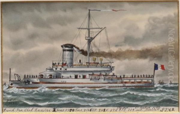 French Iron Clad Tonnerre - view 1