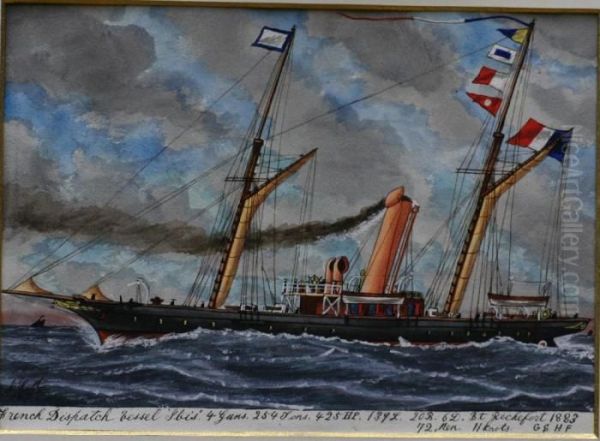 French Dispatch Vessel Ibis (rochefort 1883) - view 1