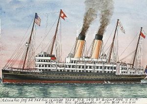 "adriatic" Together With Thirteen Other Ship Portraits