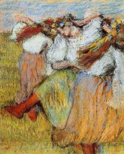 Russian Dancers IV by Edgar Degas