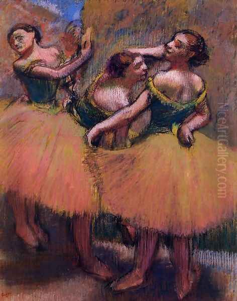 Three Dancers, Green Blouses - view 1