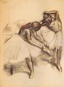 Two Dancers V by Edgar Degas