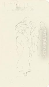 An Album Of Figural Sketches by Philip William May