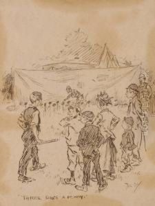 Three Shies A Penny by Philip William May