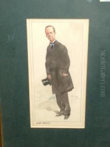 Portrait Of John Morley Standing Full-length by Philip William May