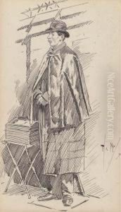 The Blind Man At The Gate Of The Temple, Strand by Philip William May
