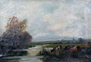 Kor I Landskap by Walter William May