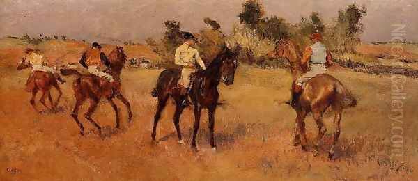 Four Jockeys - view 1