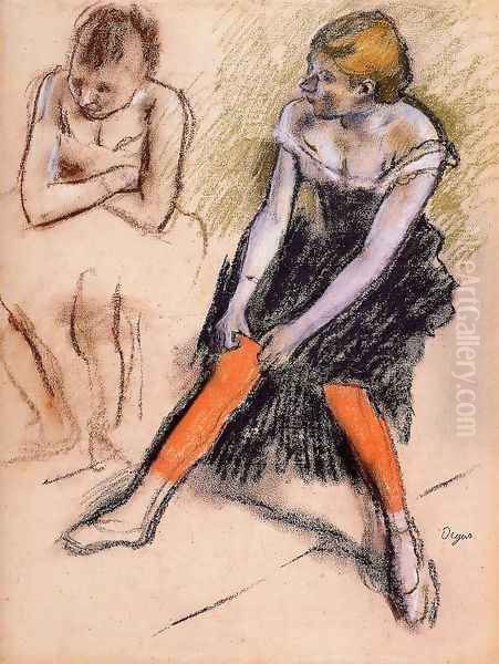Dancer with Red Stockings - view 1