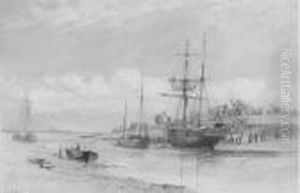 Low Tide On The Estuary by Walter William May