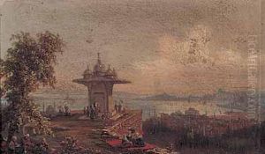 Veduta Di Costantinopoli by Auguste Etienne Francois Mayer