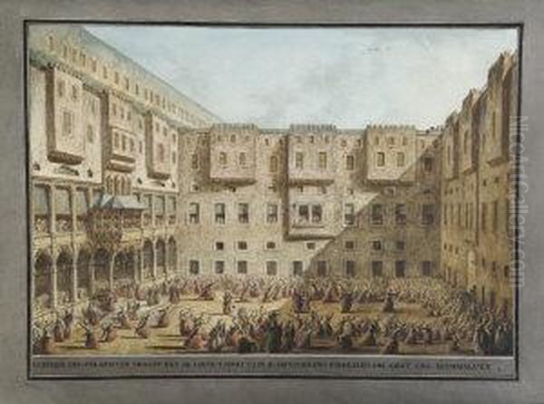 Cortile Del Palazzo Di Murat-bey
Al Gran Cairo Con Il Quotidiano Esercizio Del, Gerit Dei Mammaluky - view 1
