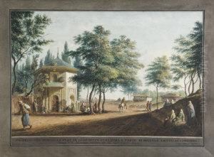 Ingresso Del Borgo Di Pera Di Constantinopoli Dalla Parte Borreale Detto Li Cimitery