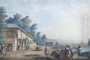 Veduta Del Villagio Di Gigesti
Nella Valakia Presa Da Un Casino Alle Sponde Del Fiume Argis. Veduta Del Villagio Di Gigesti
Nella Valakia Presa Da Un Casino Alle Sponde Del Fiume Argis.