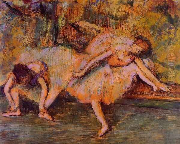 Two Dancers on a Bench - view 1