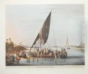 A Mixed Group Of Views Of Egypt, Turkey And The Holy Land by Luigi Mayer