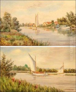 Yachts On The Norfolk Broads