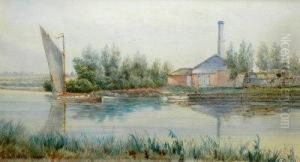 Broadland Wherry by William Edward Mayes