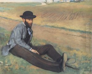 Eugene Manet by Edgar Degas