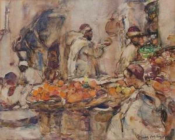 Fruit Sellers, Morocco - view 1