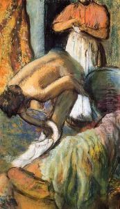 Breakfast after the Bath I by Edgar Degas