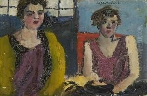 Am Tisch Und "im Garten 1944" by Max Mayrshofer