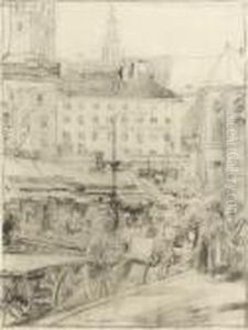 Viktualienmarkt In
Munchen. by Max Mayrshofer