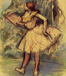 Dancer with a Fan II by Edgar Degas