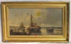  Le Retour De La Peche  by Jean Mazella