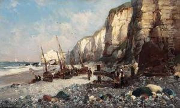 < Les Falaises A Etretat >. - view 1