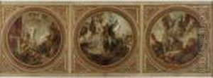 Fresco Designs: Egalite, Liberte; Fraternite by Alexis-Joseph Mazerolle