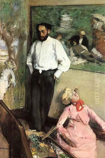 Portrait of Henri Michel-Levy in his studio, 1879 - view 1